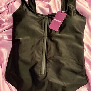 HeyShape Sculpting Zip Up One-Piece Swimsuit L